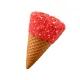 100mg Strawberry + White Chocolate Waffle Cones - D8 & THCP - Chill Plus