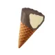 100mg White Chocolate Waffle Cones - D8 & THCP - Chill Plus